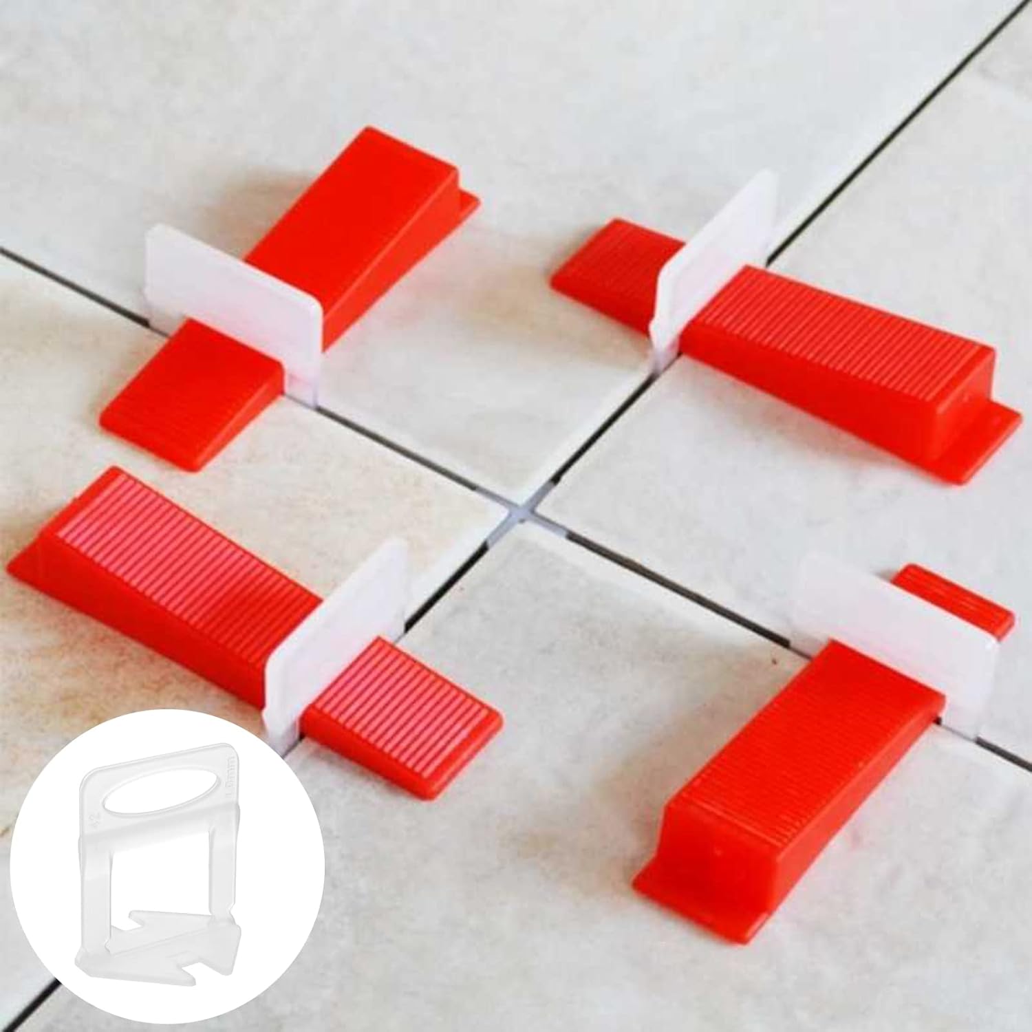 Tile Leveling Clip - Conjunto de 100 peças de sistema