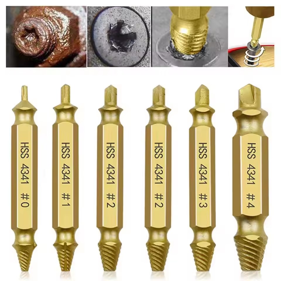 Drill Bit Set - Conjunto de Brocas Extratoras de Parafusos