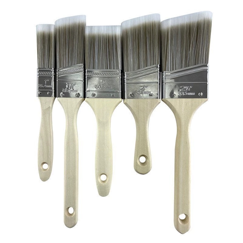 Wood Stain Brush - Conjunto de 5 Pincéis de Pintura