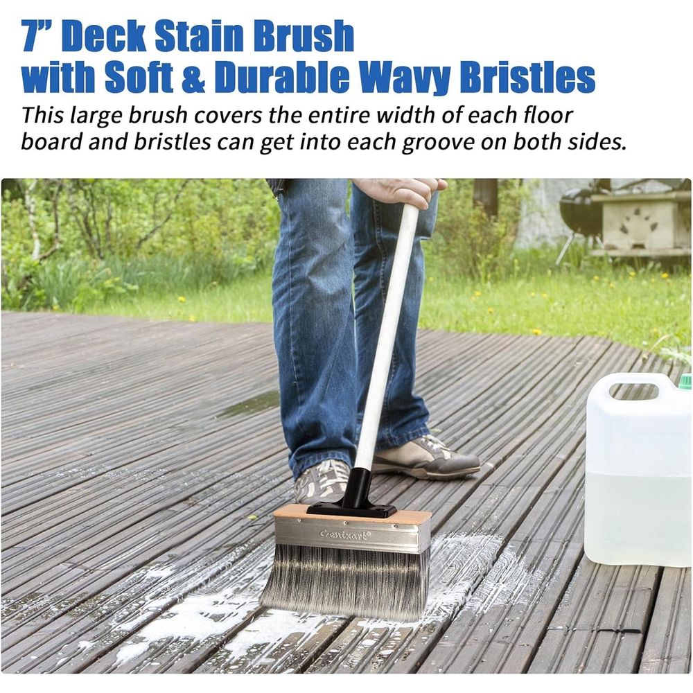 Pincel de 7 Polegadas para Ext - Wood Stain Brush avaliação e preço