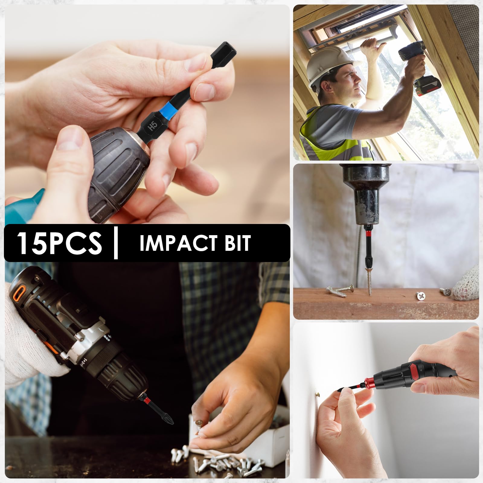 Rafford 15 PCS Impact Ready Co - Drill Bit Set avaliação e preço